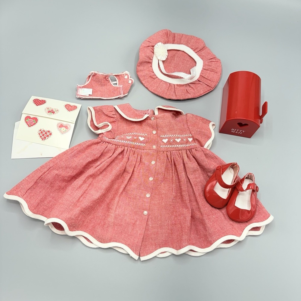 American Girl Pleasant Company Bitty Baby Valentine's Day Outfit 1997 1998